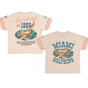 Duvin x Miami Dolphins Gray Sailing T-Shirt